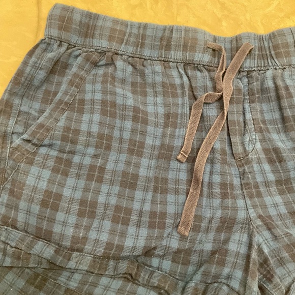 Southern Tide Cotton Shorts (2), sea green, navy plaid, drawstrings pockets Sz S - Picture 13 of 16